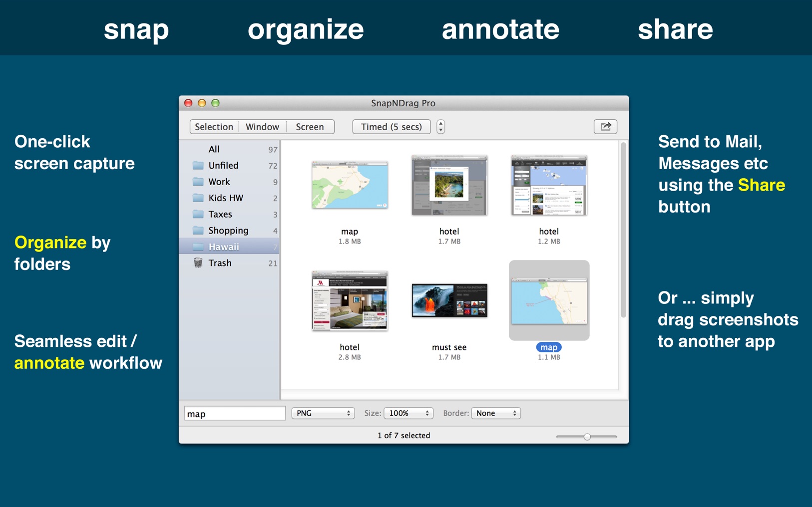 SnapNDrag Pro 4.5.6 screenshot