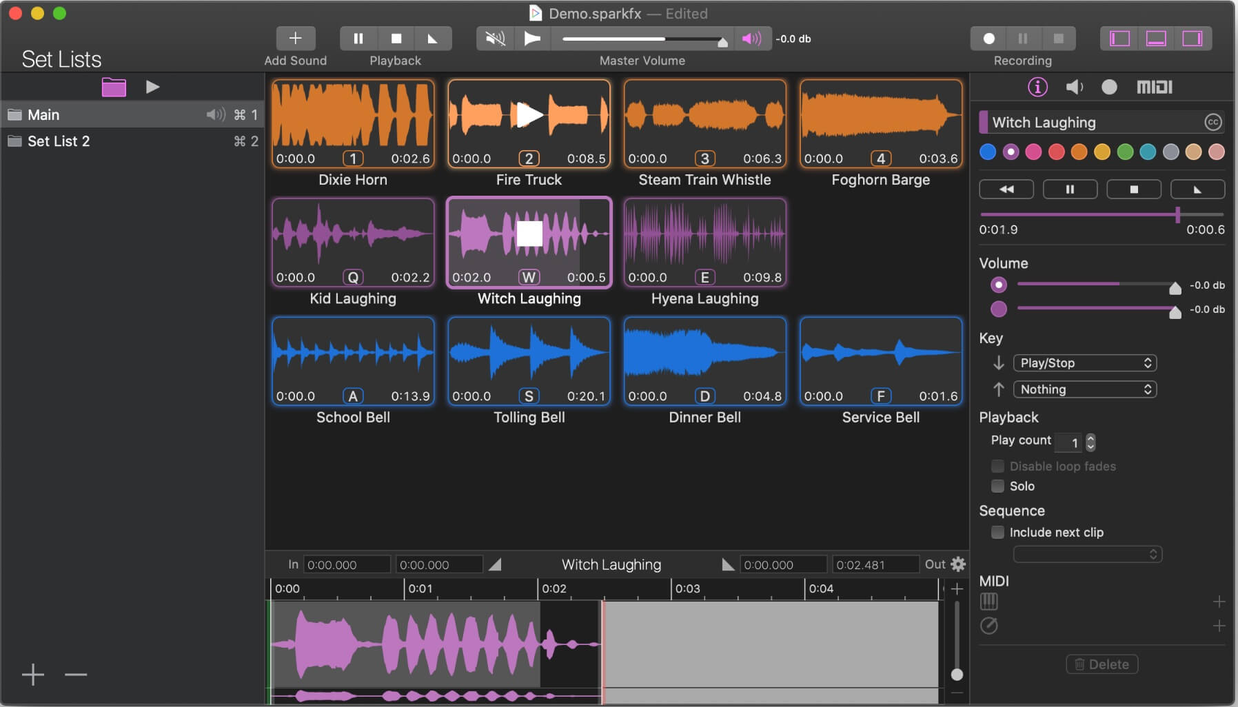 SparkFX 1.3.0 screenshot