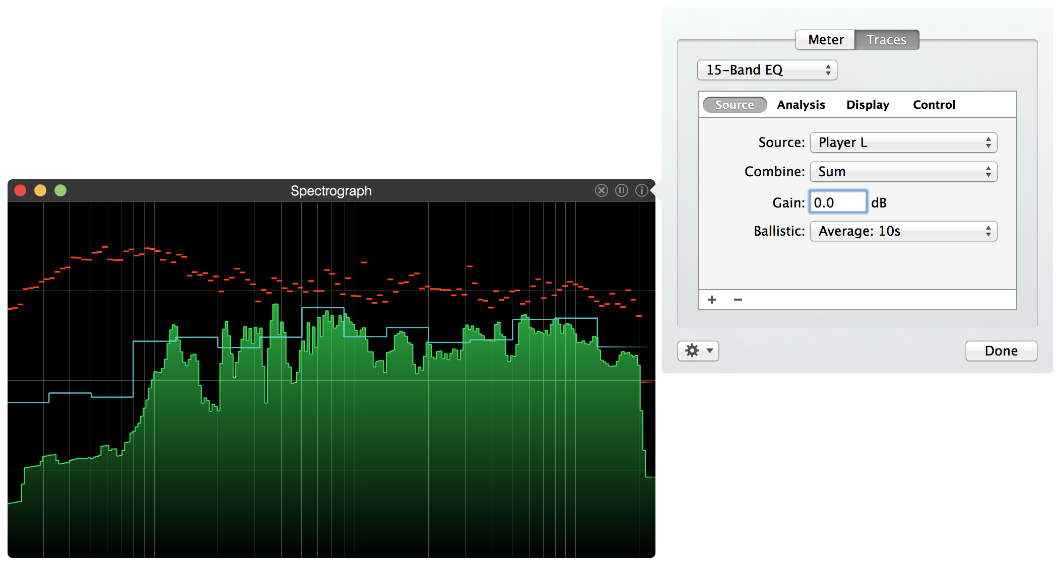 Spectre 1.9.3 – 20-tool real-time audio analyzer. screenshot