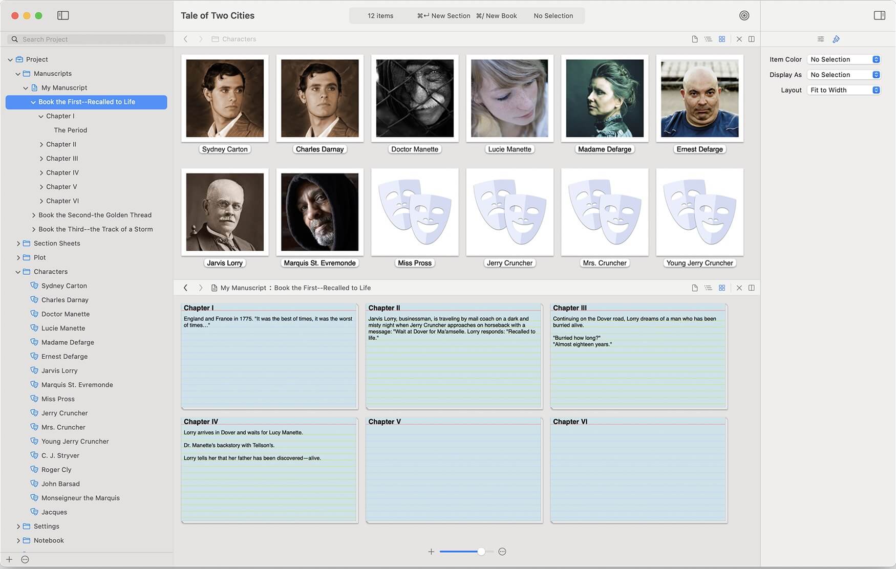 Storyist 4.4.1 screenshot