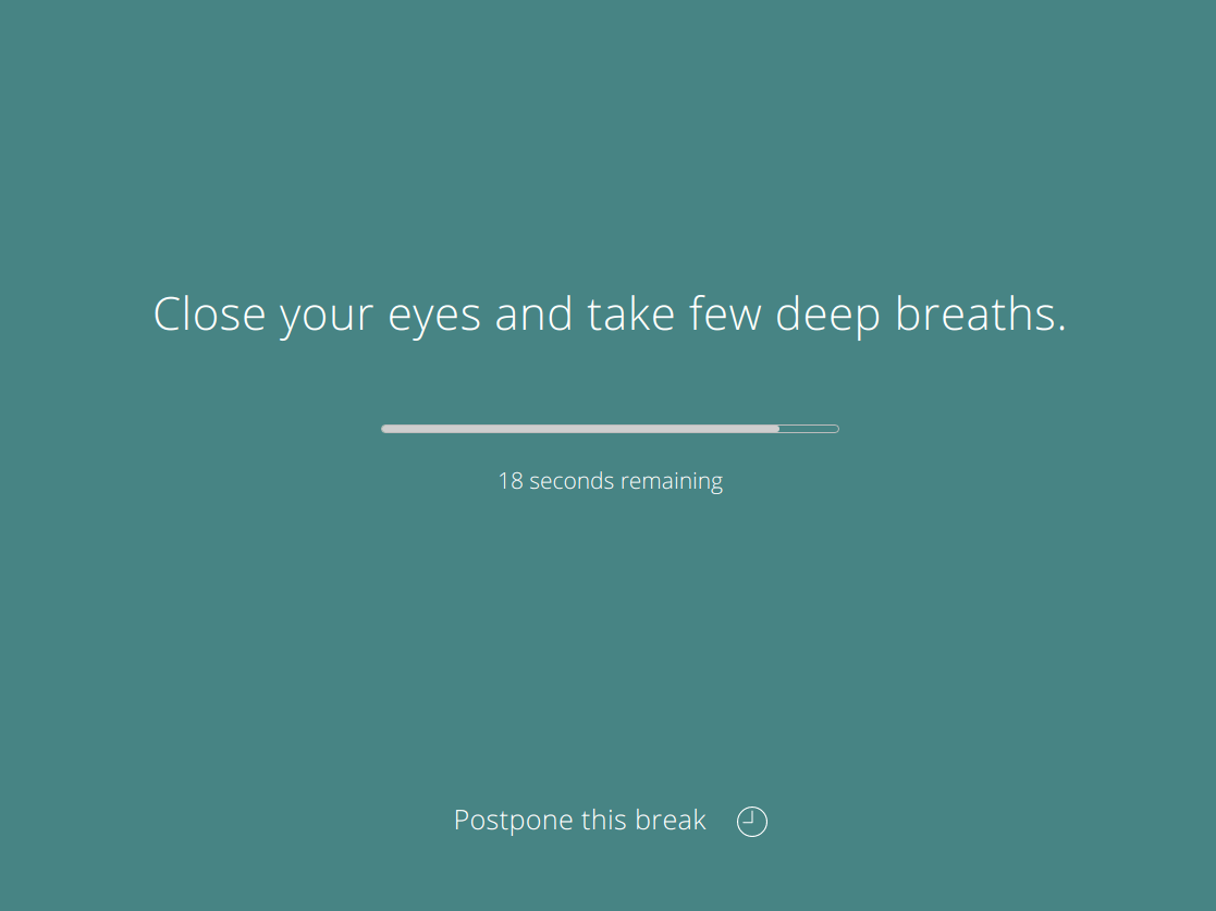 Stretchly 1.18.1 screenshot