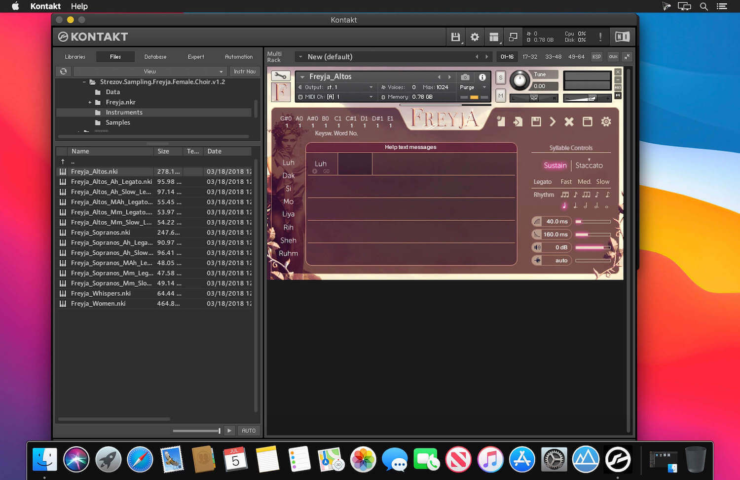 Strezov Sampling Freyja Female Choir v1.2 KONTAKT screenshot