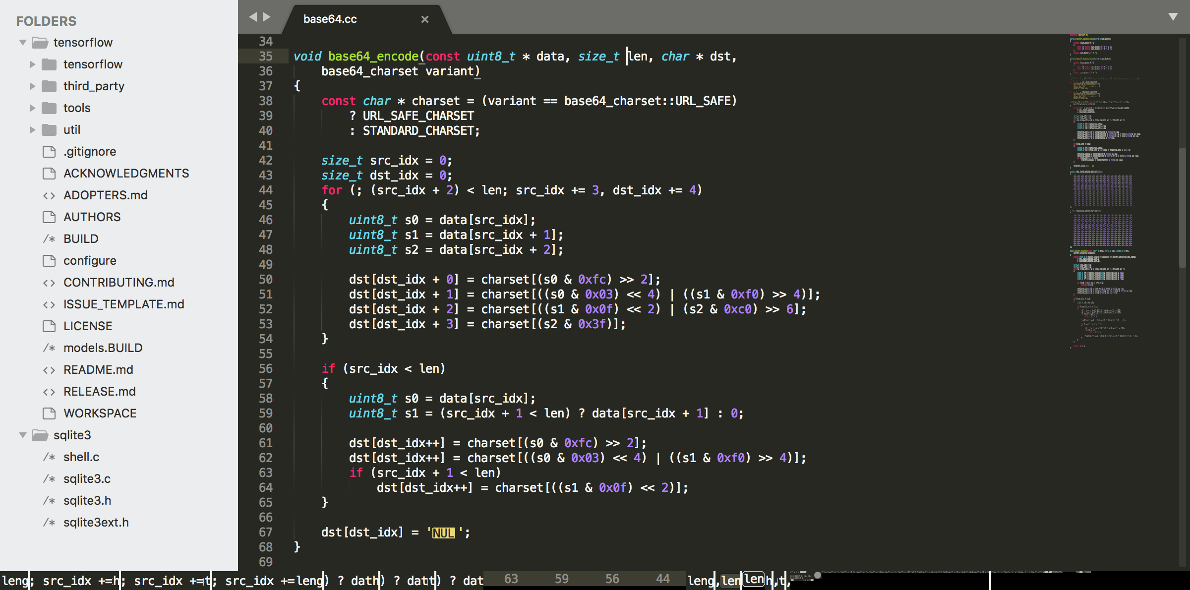 Sublime Text 3157 – Sophisticated text editor for code, markup, and prose (beta). screenshot