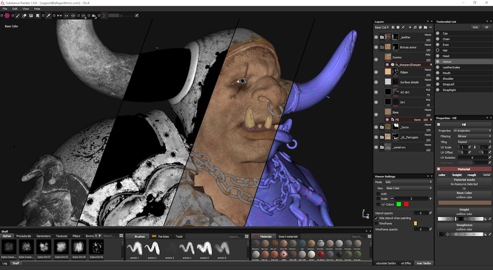 Allegorithmic Substance Painter 7.1.1 screenshot