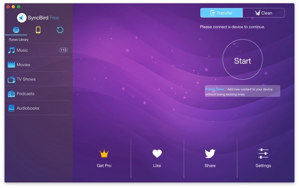 SyncBird Pro 2.2.1 – Transfer files on your iDevice without iTunes. screenshot