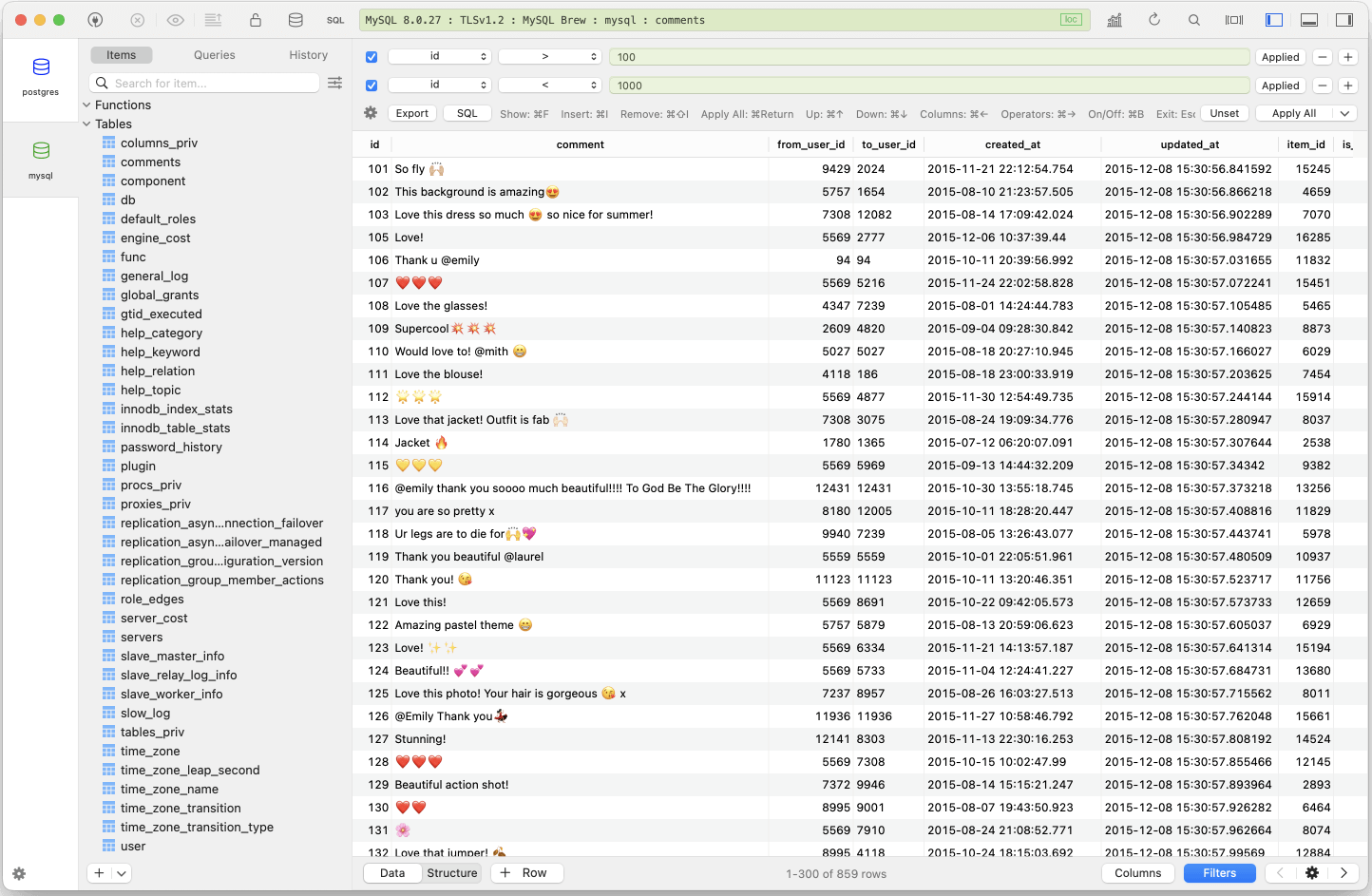 TablePlus 6.0.0 screenshot