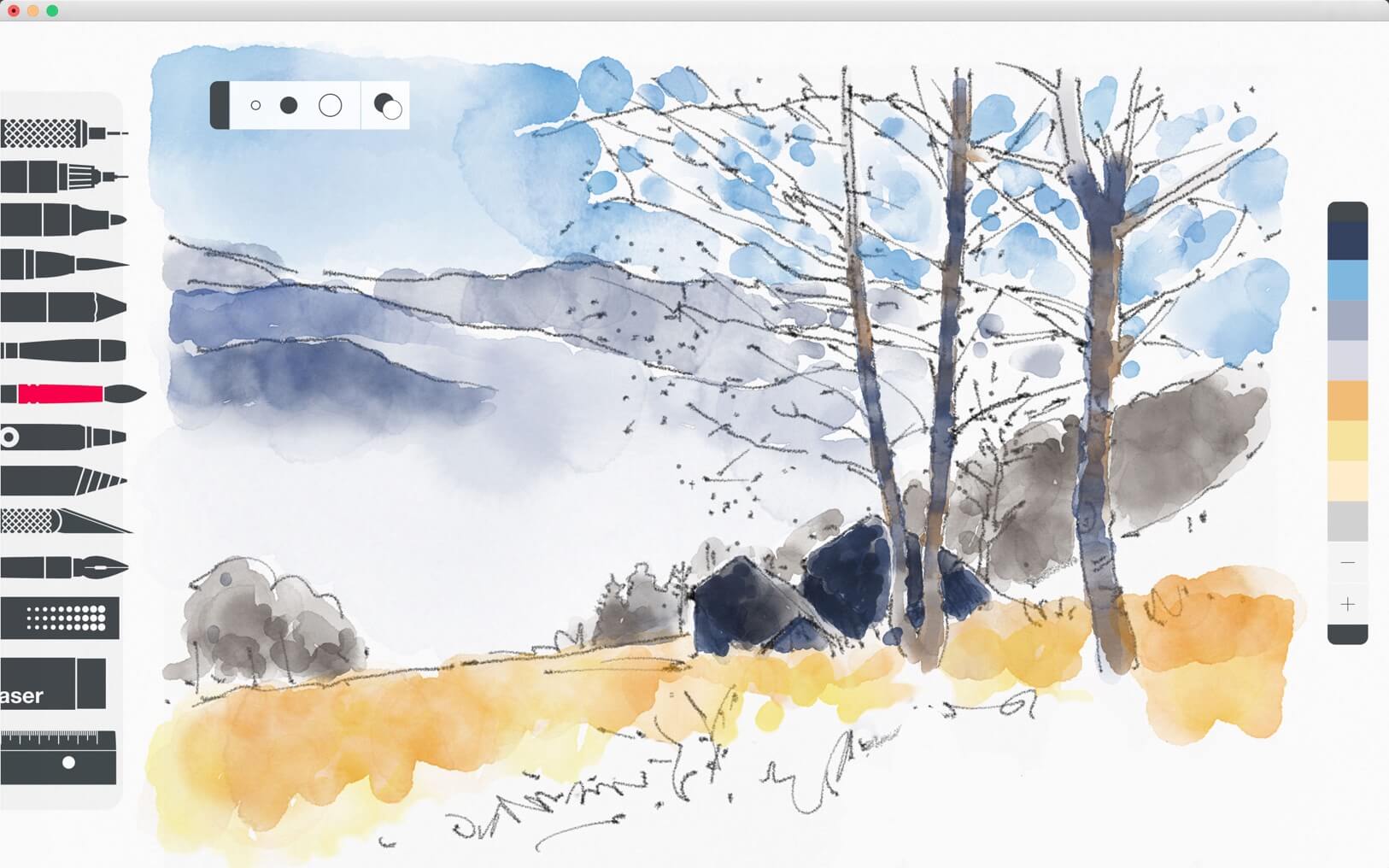 Tayasui Sketches Pro 6.8 screenshot