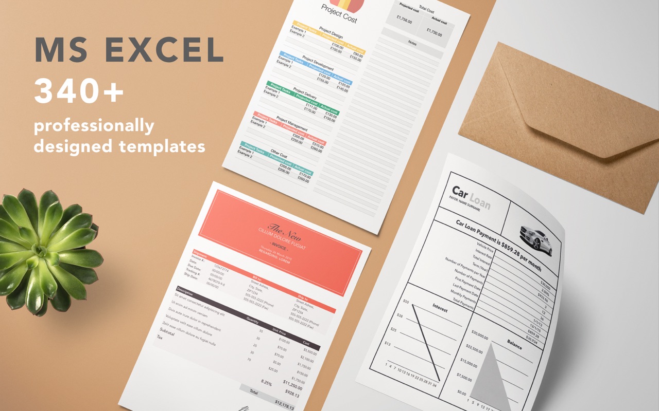 Templates for MS Excel by GN 5.0.3 – Excel templates. screenshot
