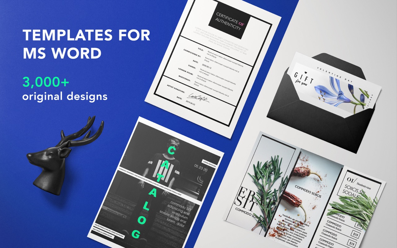 Templates for MS Word by GN 5.0.2 – Add style and class to your MS Word docs. screenshot