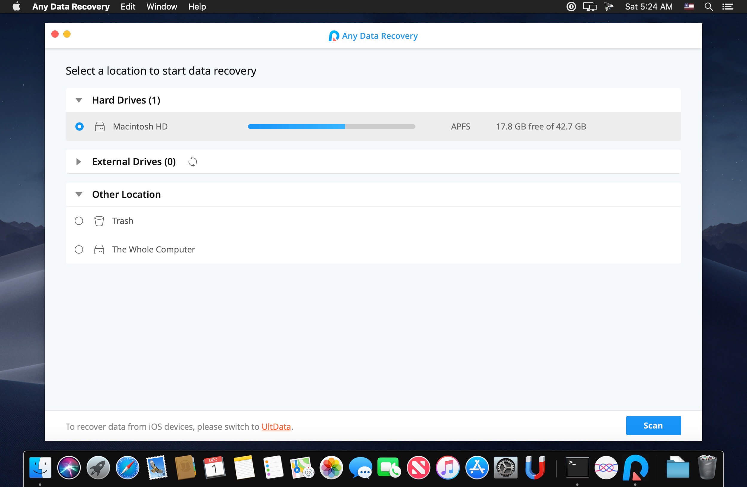 Tenorshare Any Data Recovery 2.6.0.6 – Recover lost, deleted, formated files. screenshot