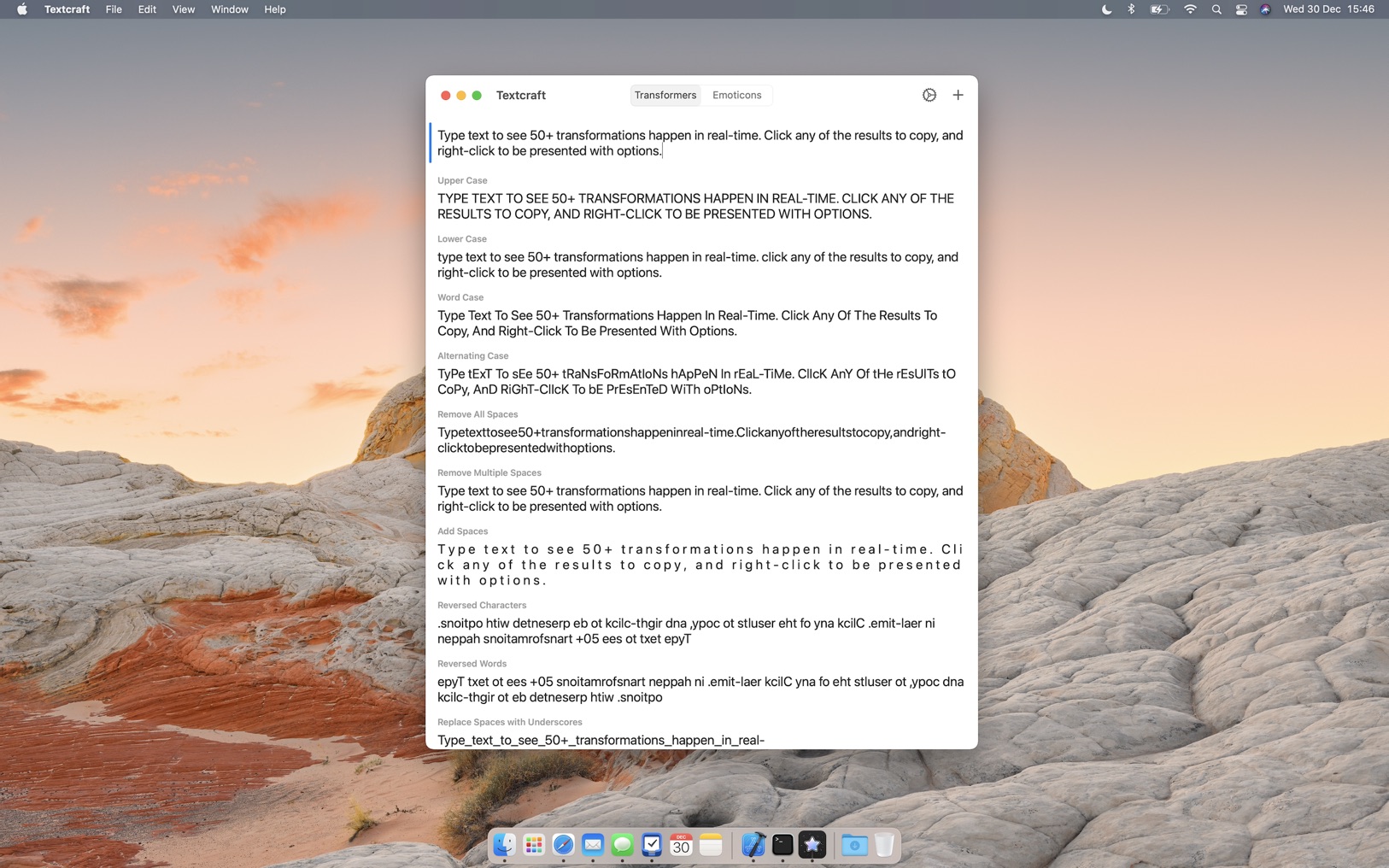 Textcraft 1.0.13 screenshot