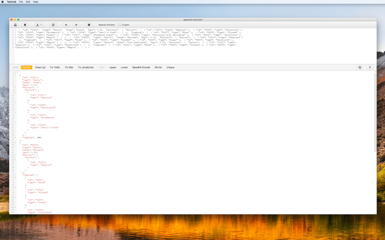 TextLab 1.3.9 – A text transformation tool. screenshot