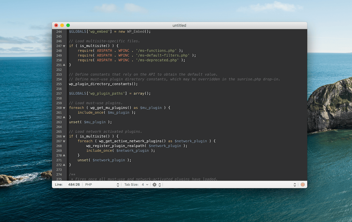 TextMate 2.0.rc.10 – Code/markup editor with many features. screenshot