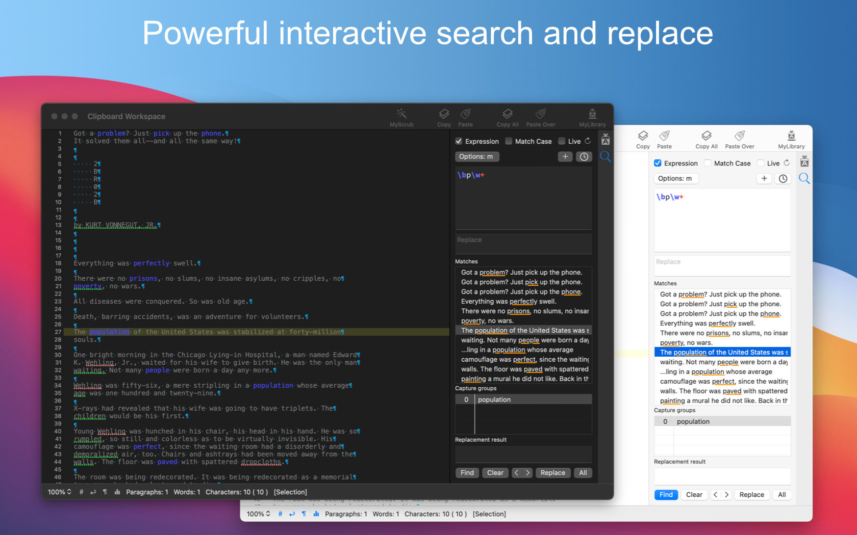 TextSoap 8.4.8 – Automate tedious text document cleaning. screenshot