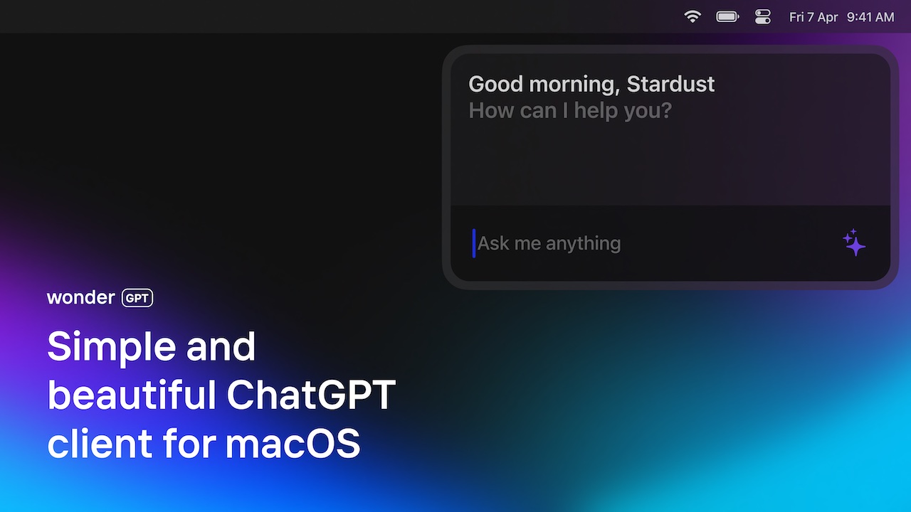 The 3 new free chatGPT clients for Mac. screenshot
