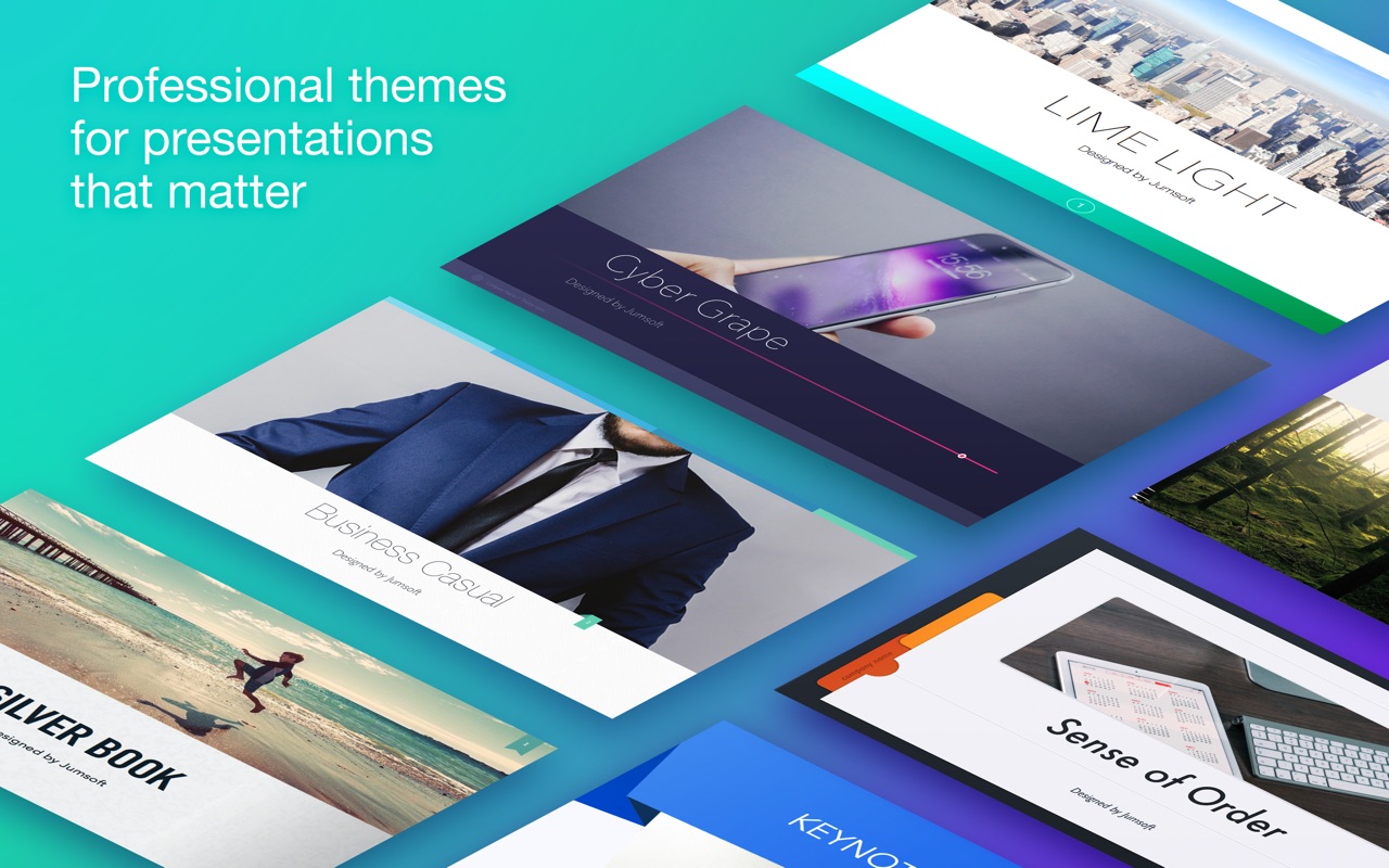 Theme Lab 5.4.2 – Beautiful themes for Keynote. screenshot