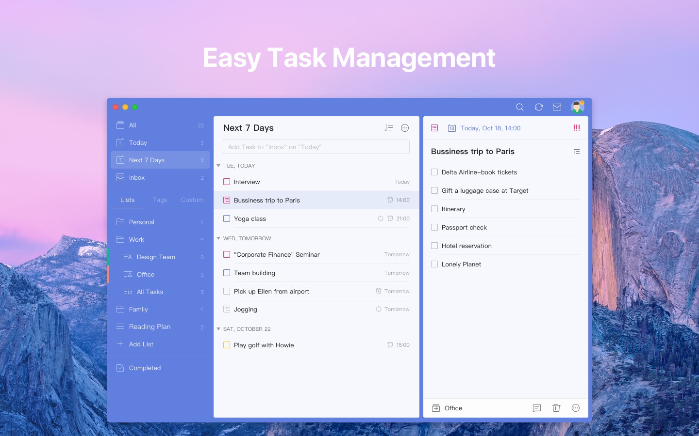 TickTick Pro 2.6.50 – To-do list and task manager. screenshot