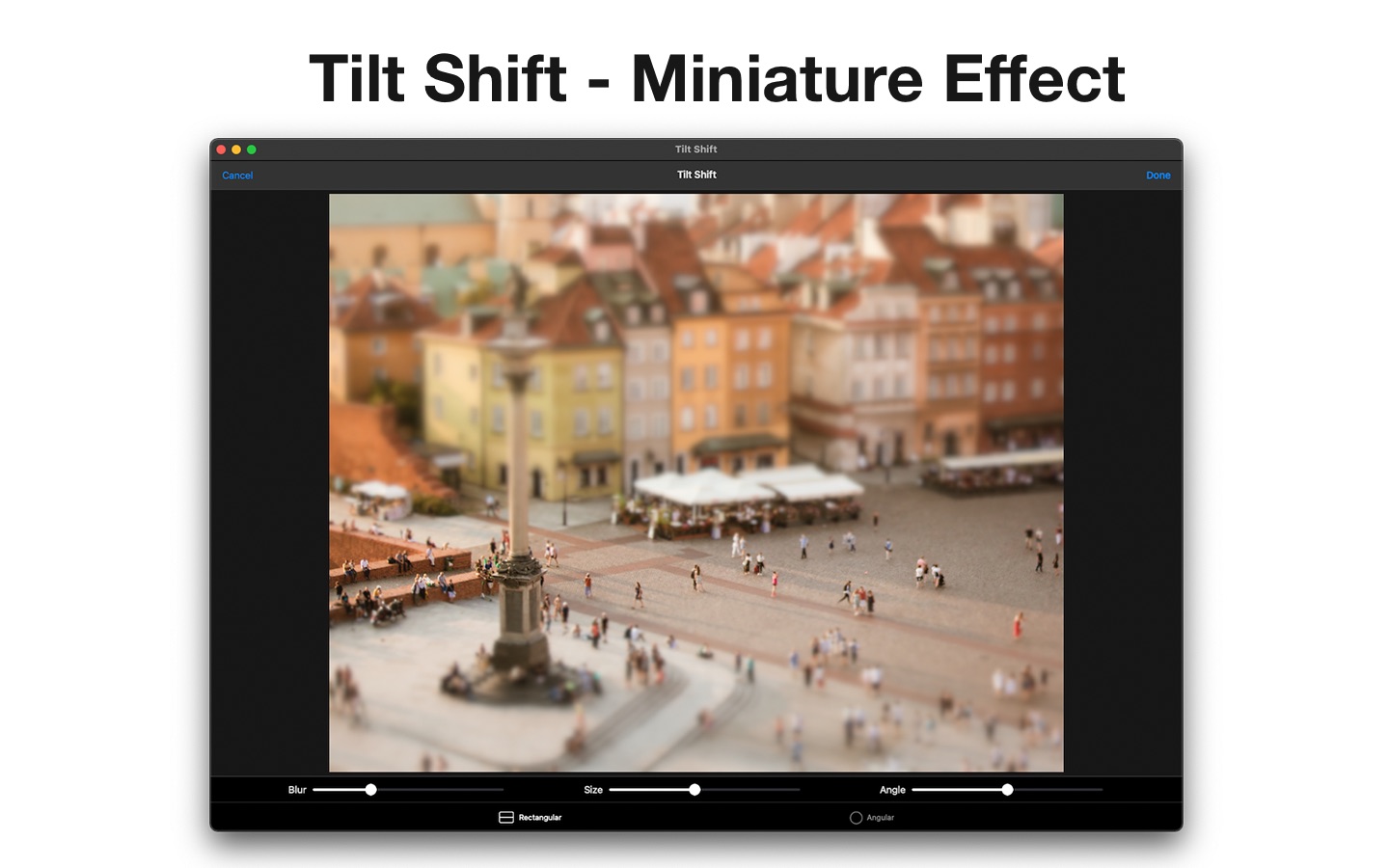 TiltShift 1.0.4 screenshot