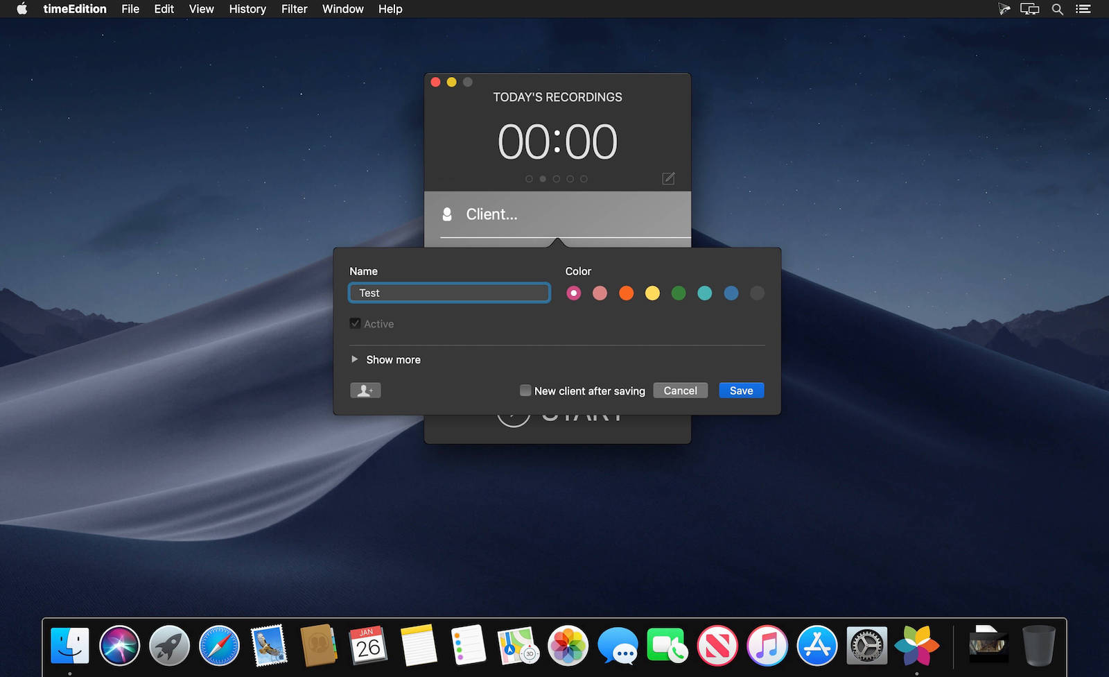 timeEdition 2.3 screenshot
