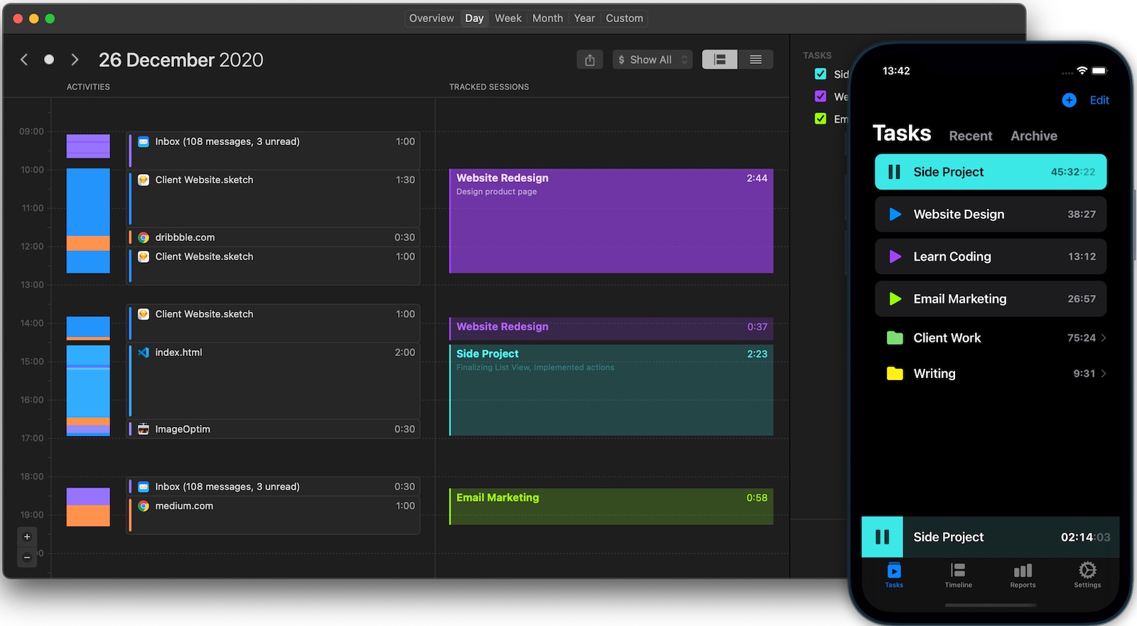 Timemator 3.2.2 screenshot