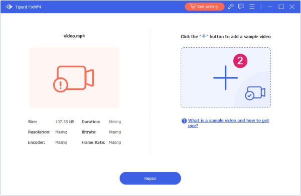 Tipard FixMP4 1.0.16 screenshot