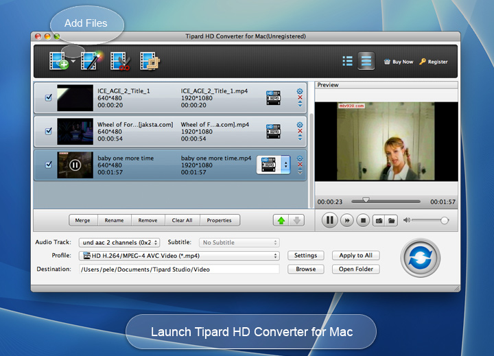 Tipard HD Converter 9.1.28 screenshot