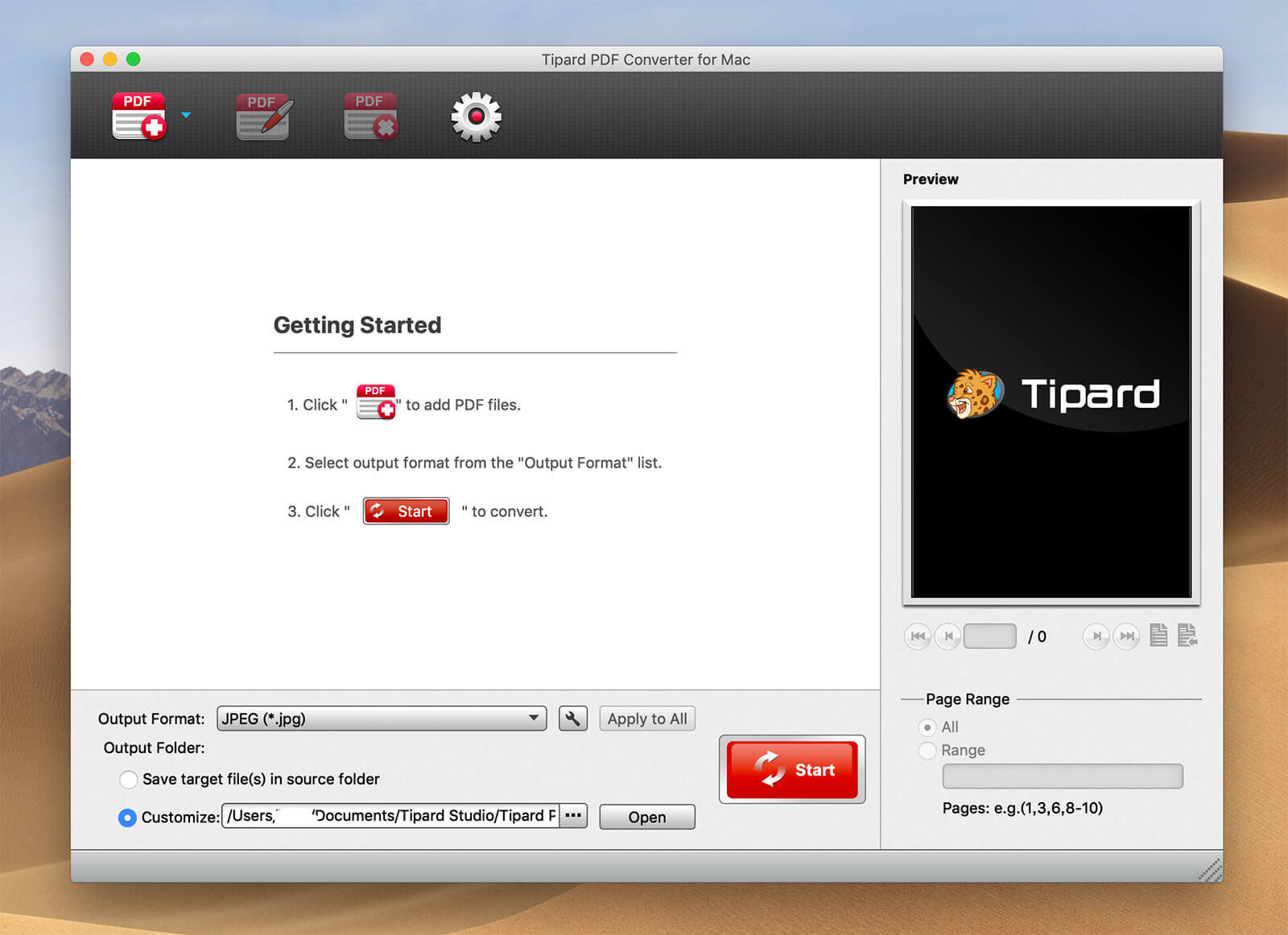 Tipard PDF Converter 3.1.30 screenshot