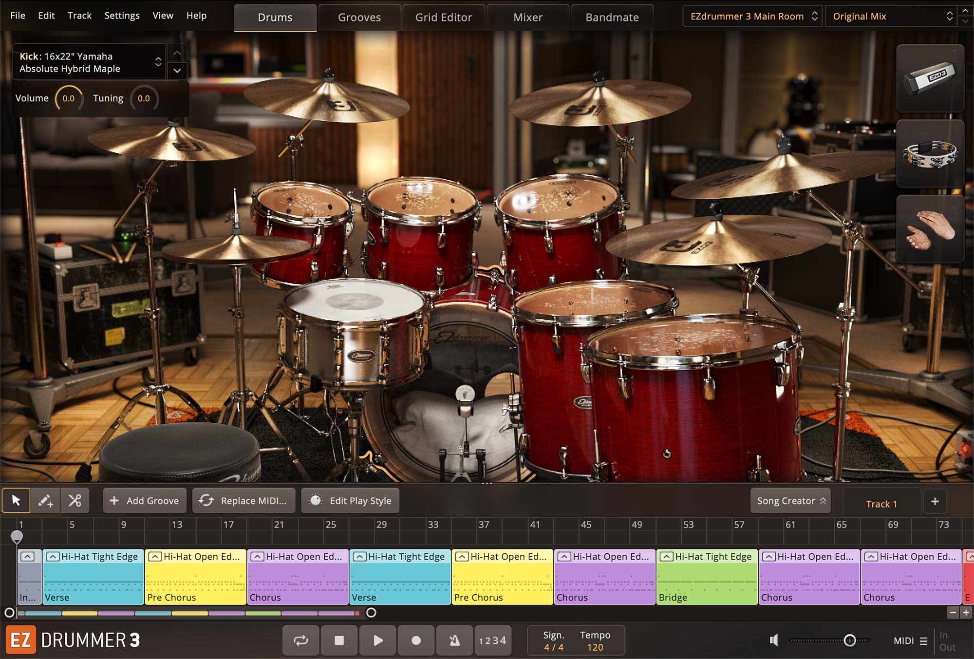 Toontrack EZdrummer 3.1.2 screenshot