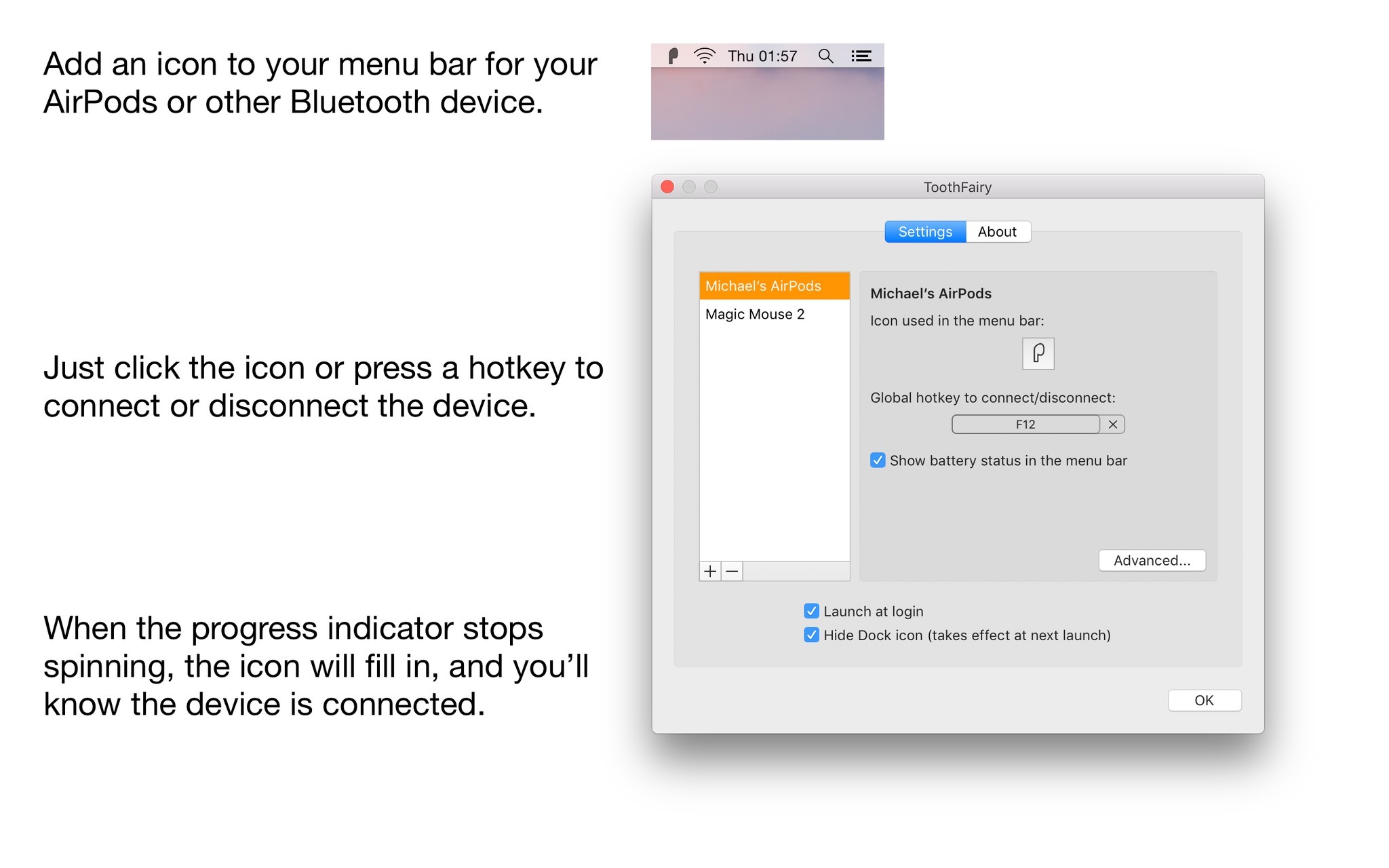 ToothFairy 2.8.8 screenshot