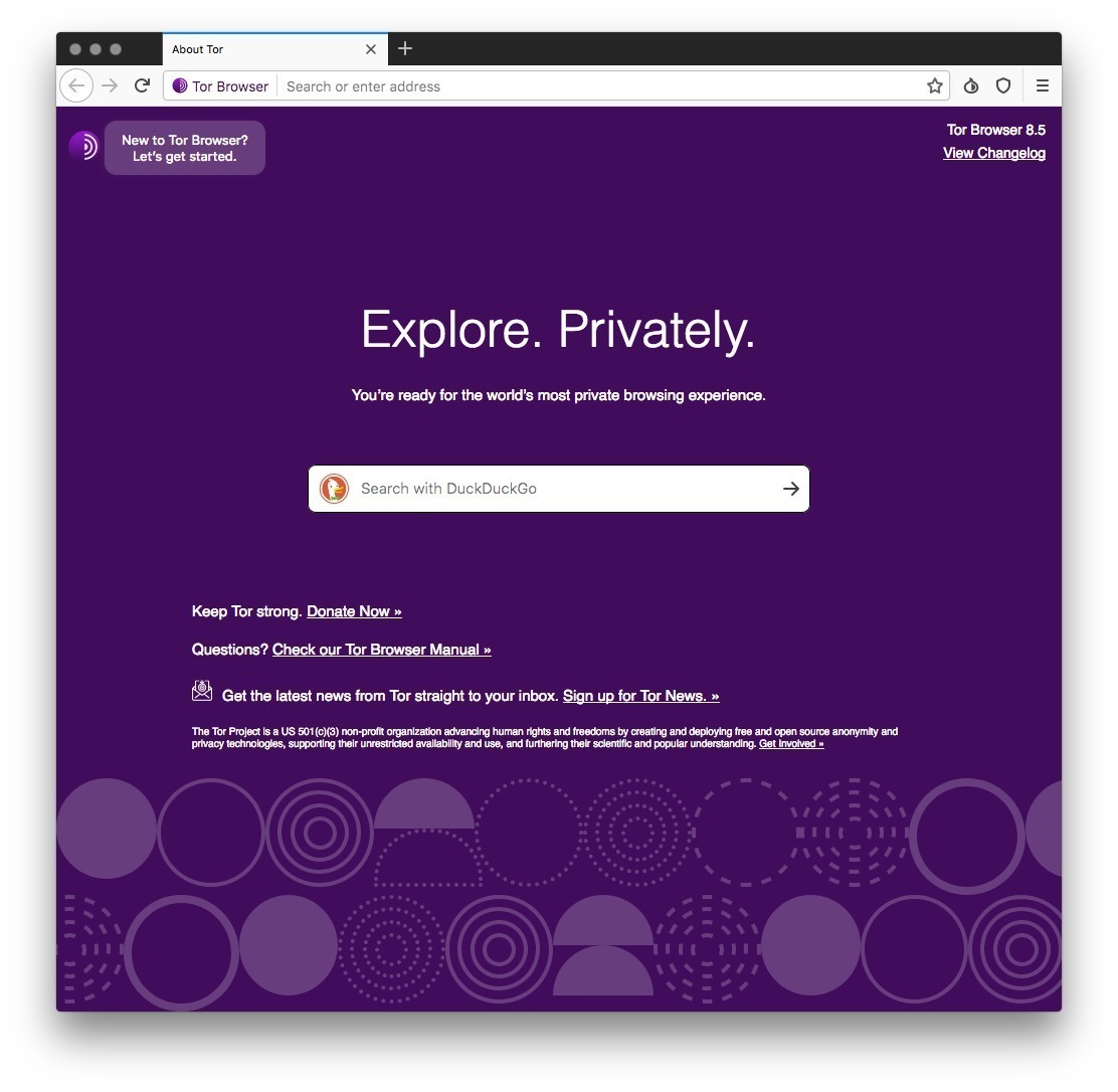 Tor Browser 14.0.7 screenshot