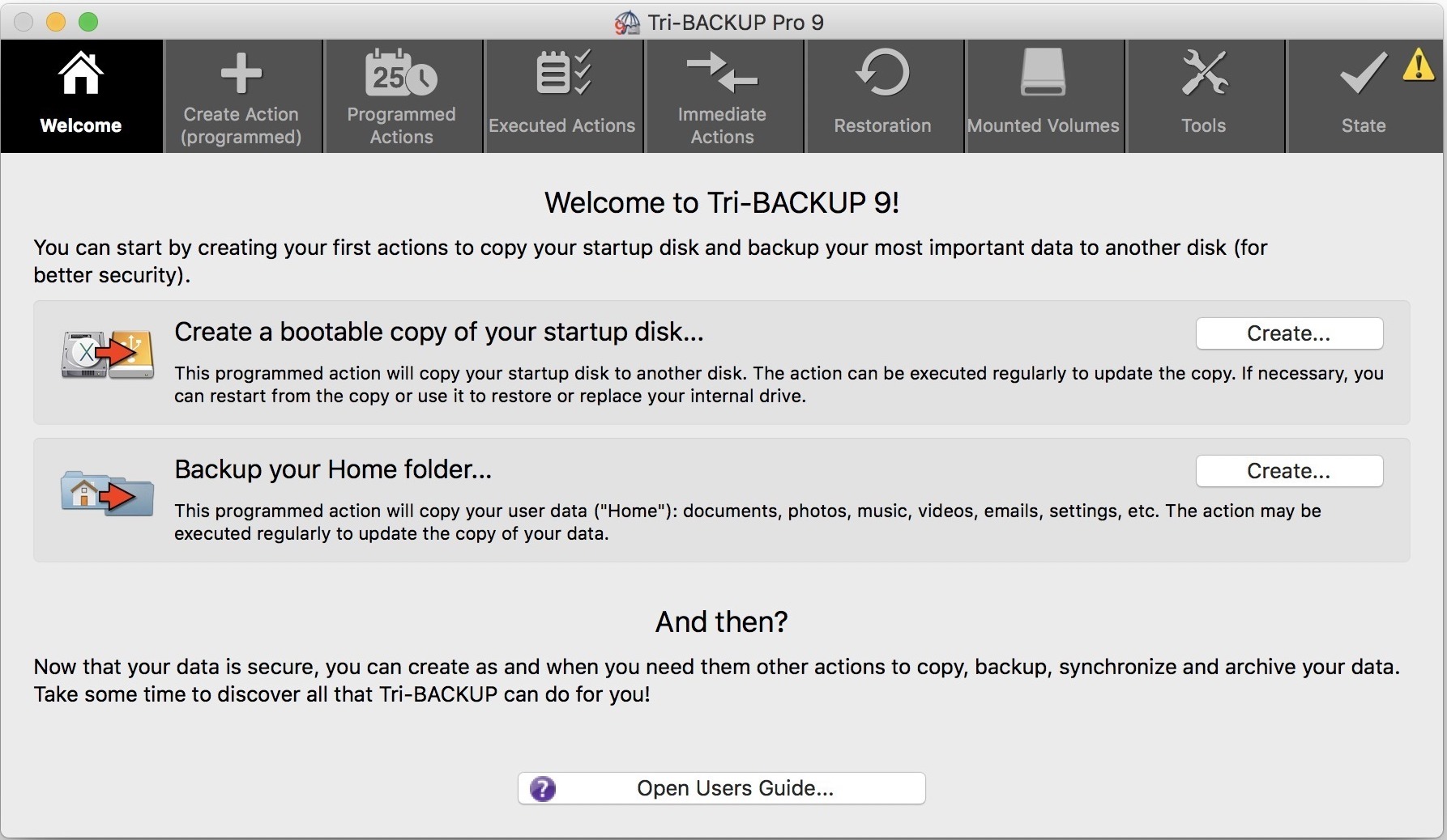 Tri-BACKUP Pro 8.2.2 – Customizable back-up solution with advanced features. screenshot