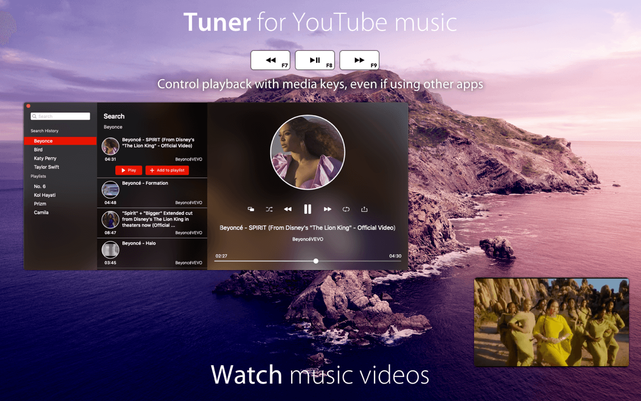 Tuner for YouTube music 7.2 screenshot