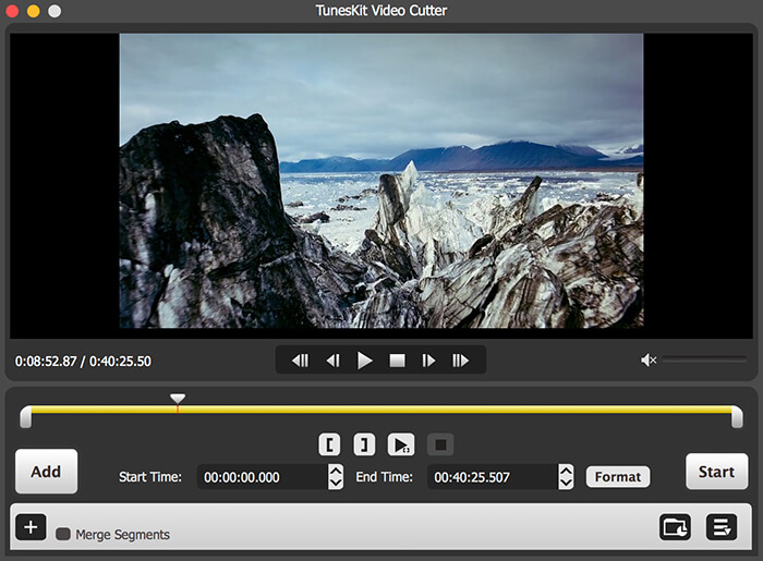 TunesKit Video Cutter 3.0.0.54 screenshot
