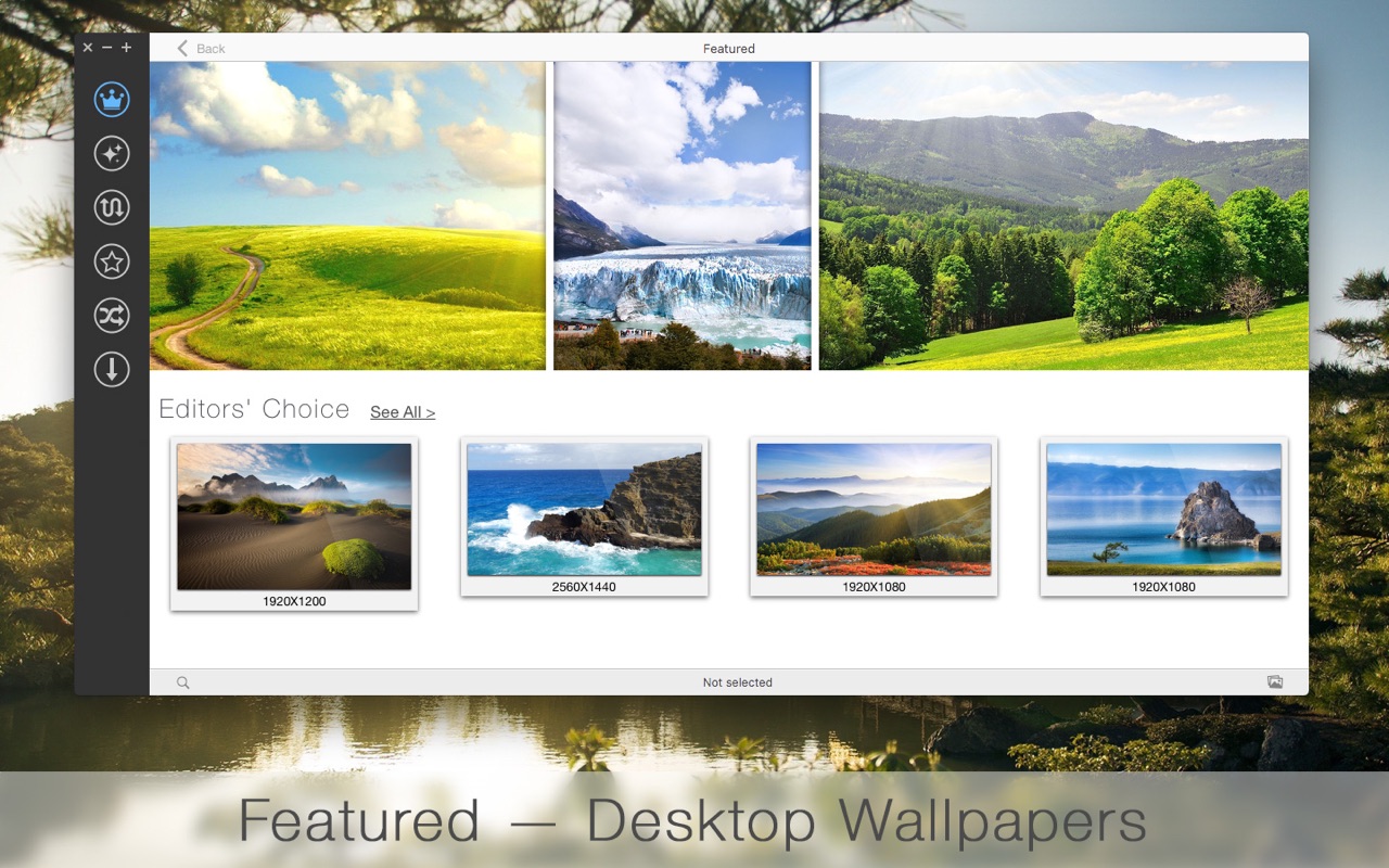 uDesktop NEXT 3.2.2 – Wallpaper database. screenshot