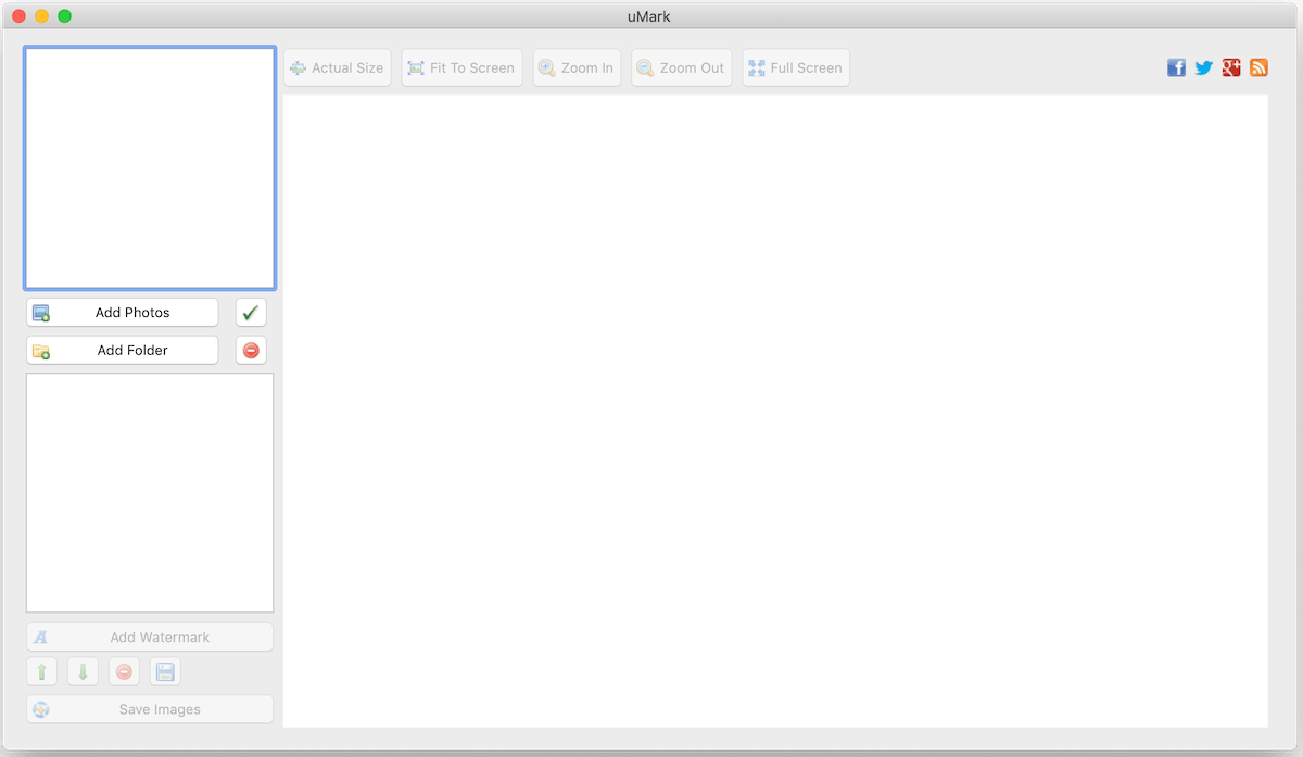 uMark 6.1 – Watermarking for digital photos. screenshot