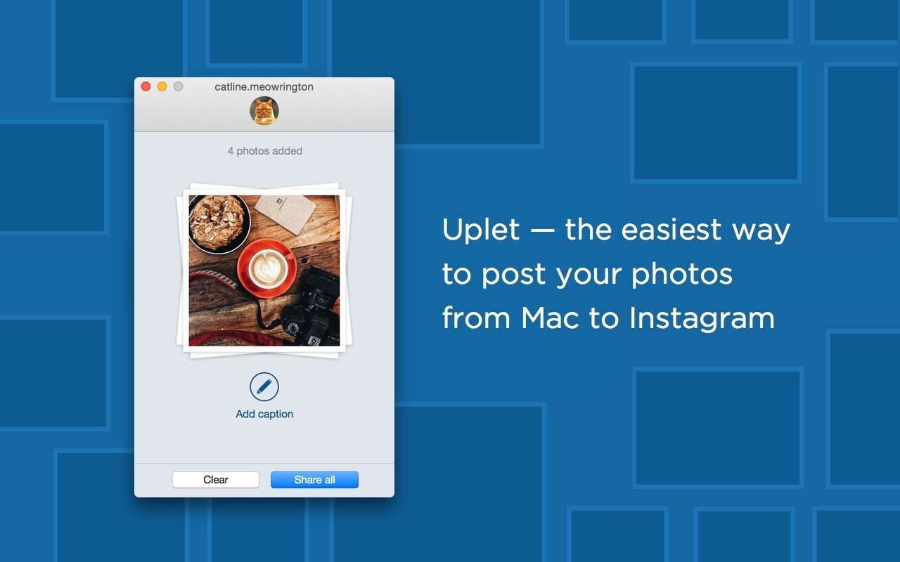 Uplet 1.2 – Bulk Instagram uploader. screenshot