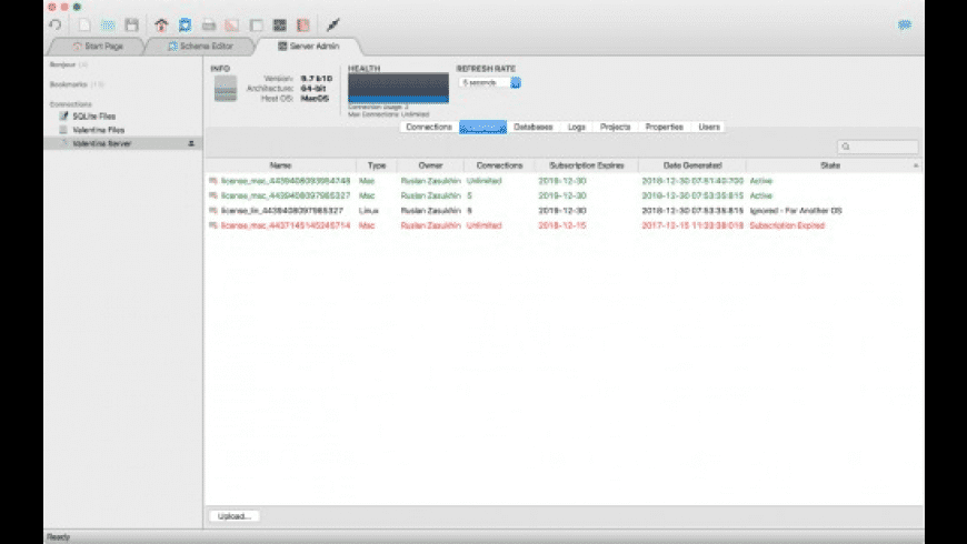 Valentina Server 17.3.0 screenshot