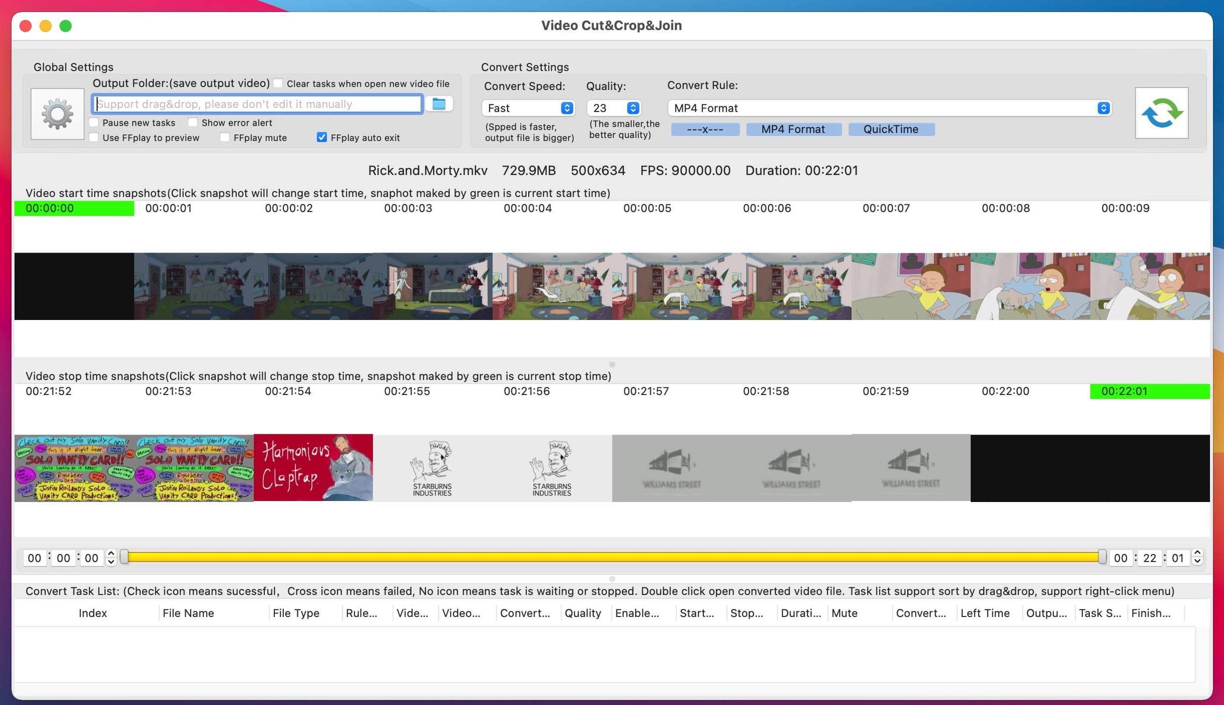 Video Cut&Crop&Join 4.3 screenshot