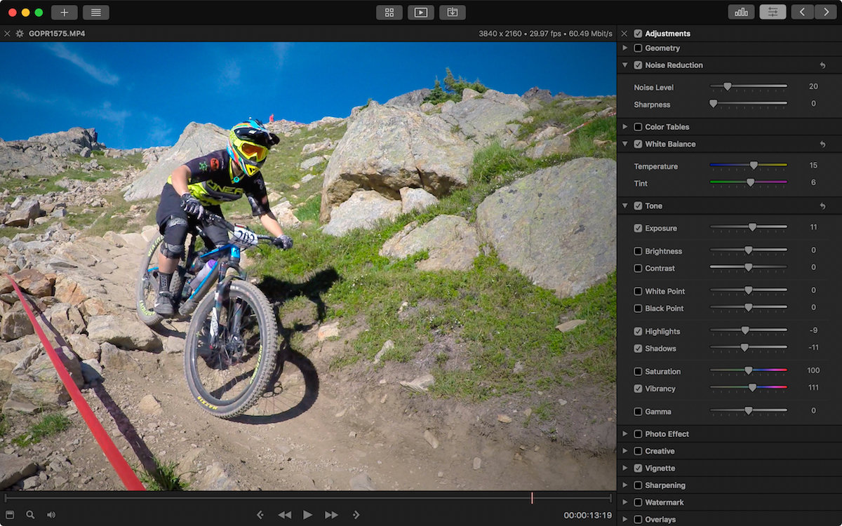 Videoloupe 1.2.1 – Advanced media player with editing functionality. screenshot
