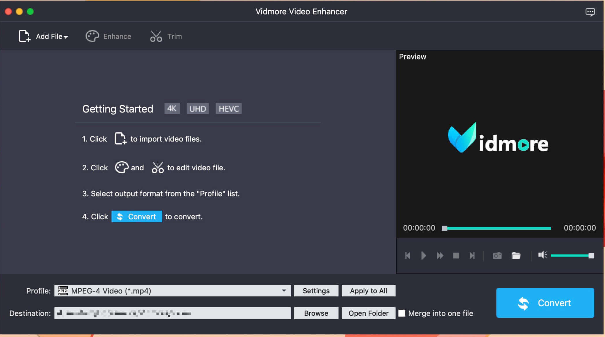 Vidmore Video Enhancer 1.0.12 screenshot