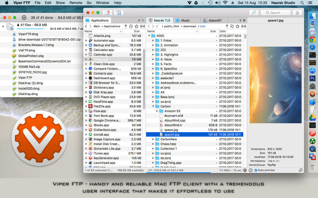Viper FTP 5.2.4 screenshot