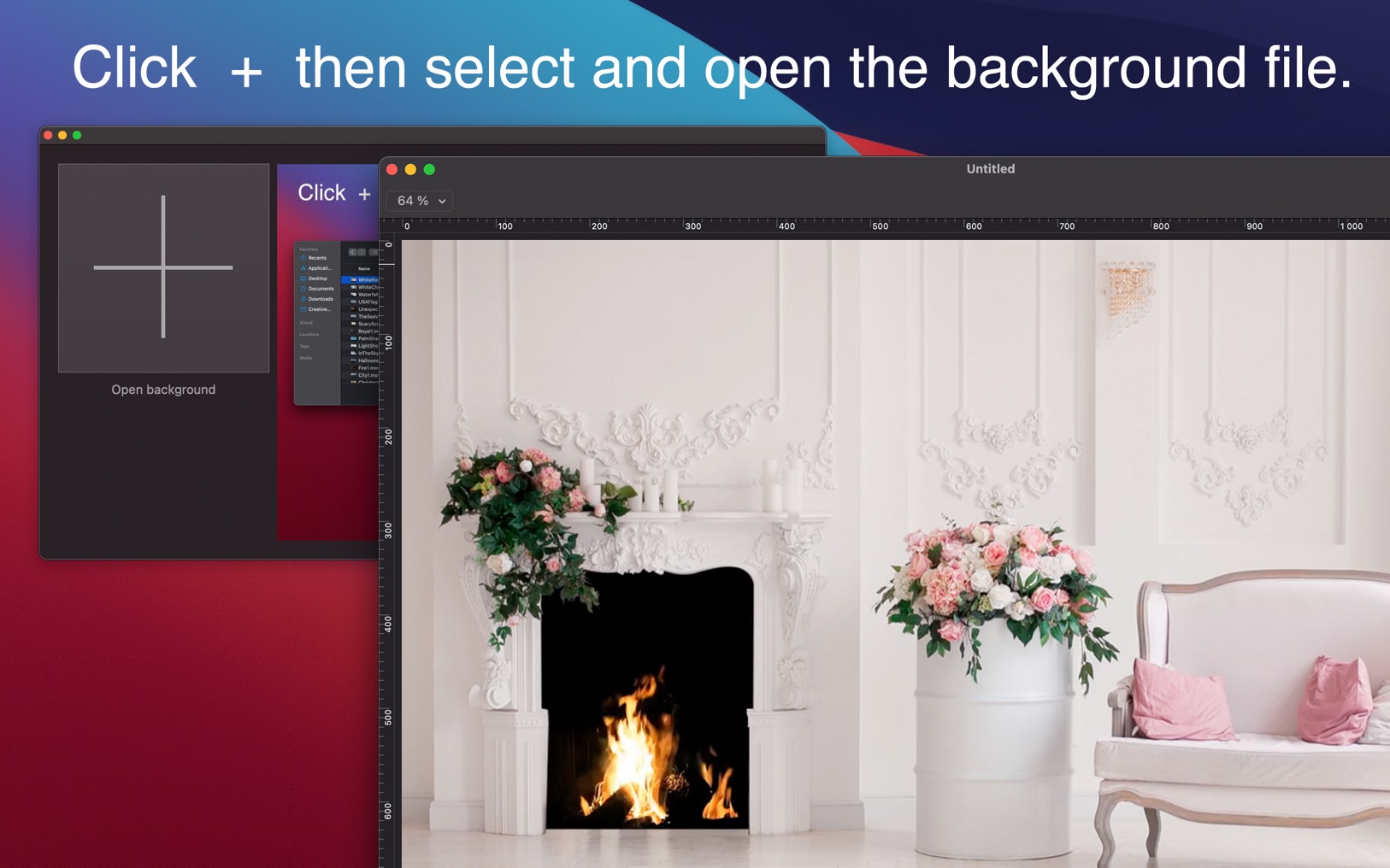 Virtual Background Customizer 1.1 screenshot