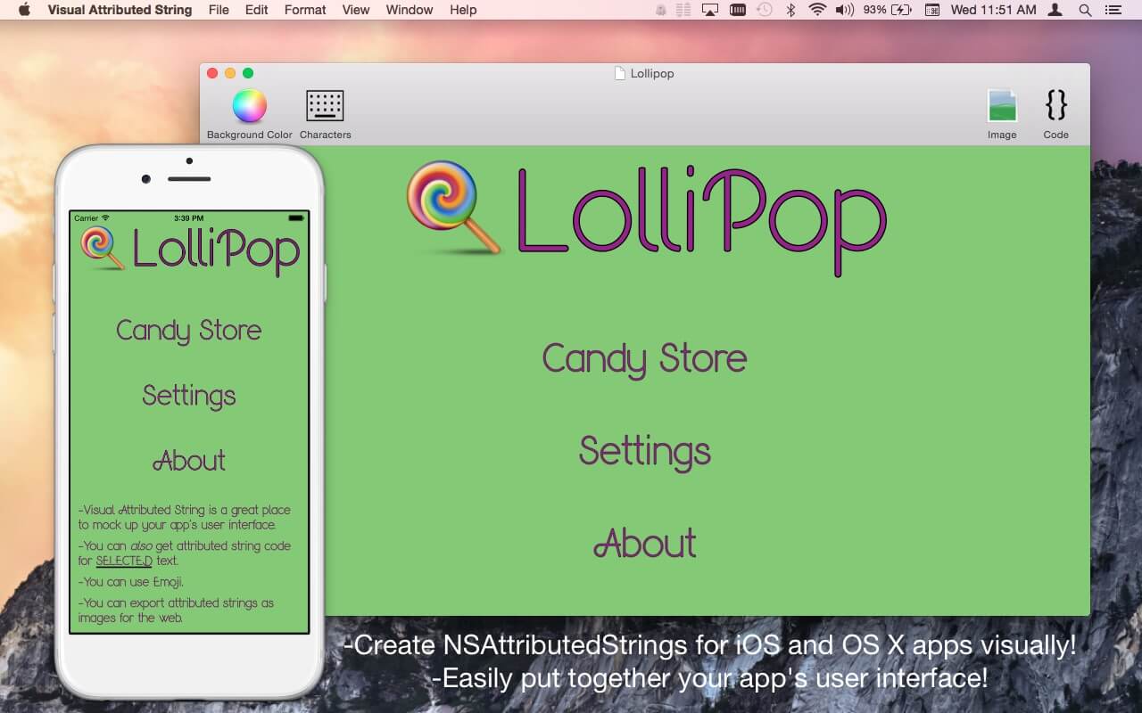 Visual Attributed String 2.3.2 screenshot