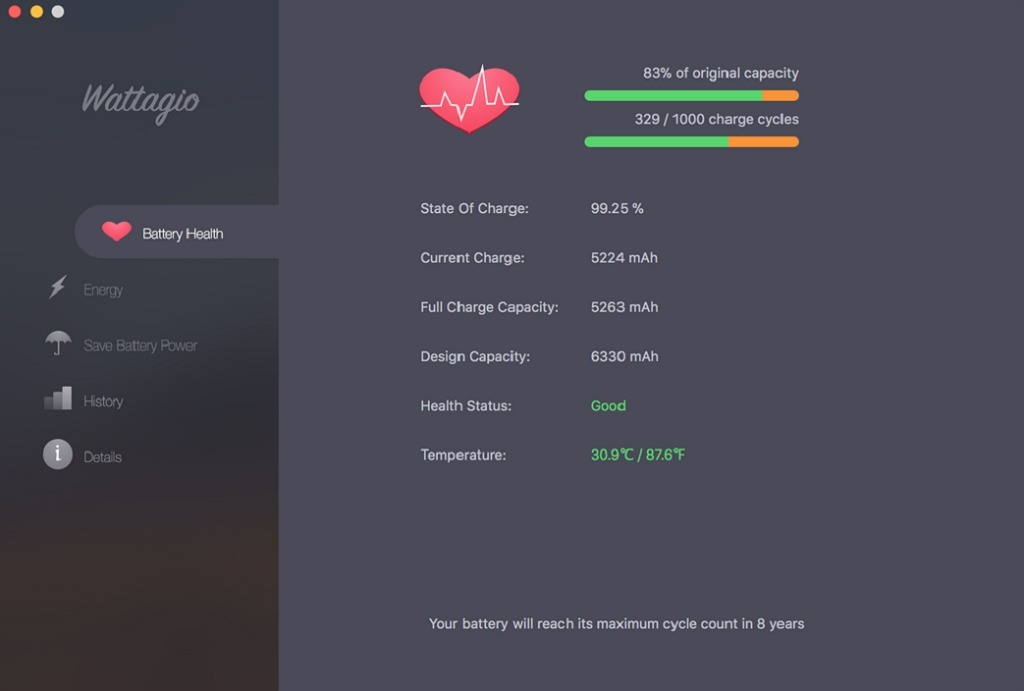 Wattagio 1.13.1 screenshot