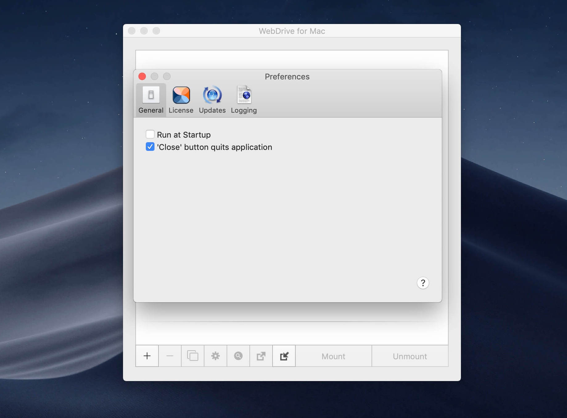 WebDrive Enterprise 2018 Build 18.0.600 screenshot