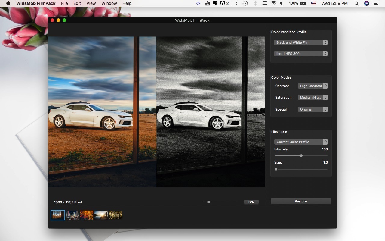 WidsMob FilmPack 2.2 – A collection of photo filters. ekran görüntüsü