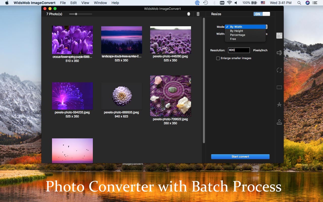 WidsMob ImageConvert 3.25 ekran görüntüsü