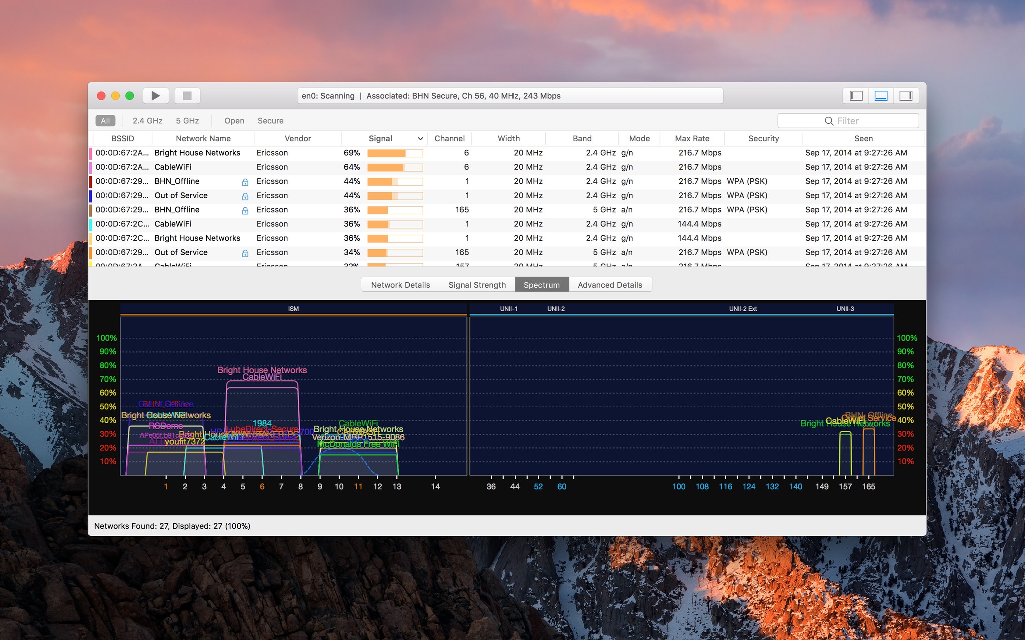 WiFi Explorer 3.6.6 ekran görüntüsü