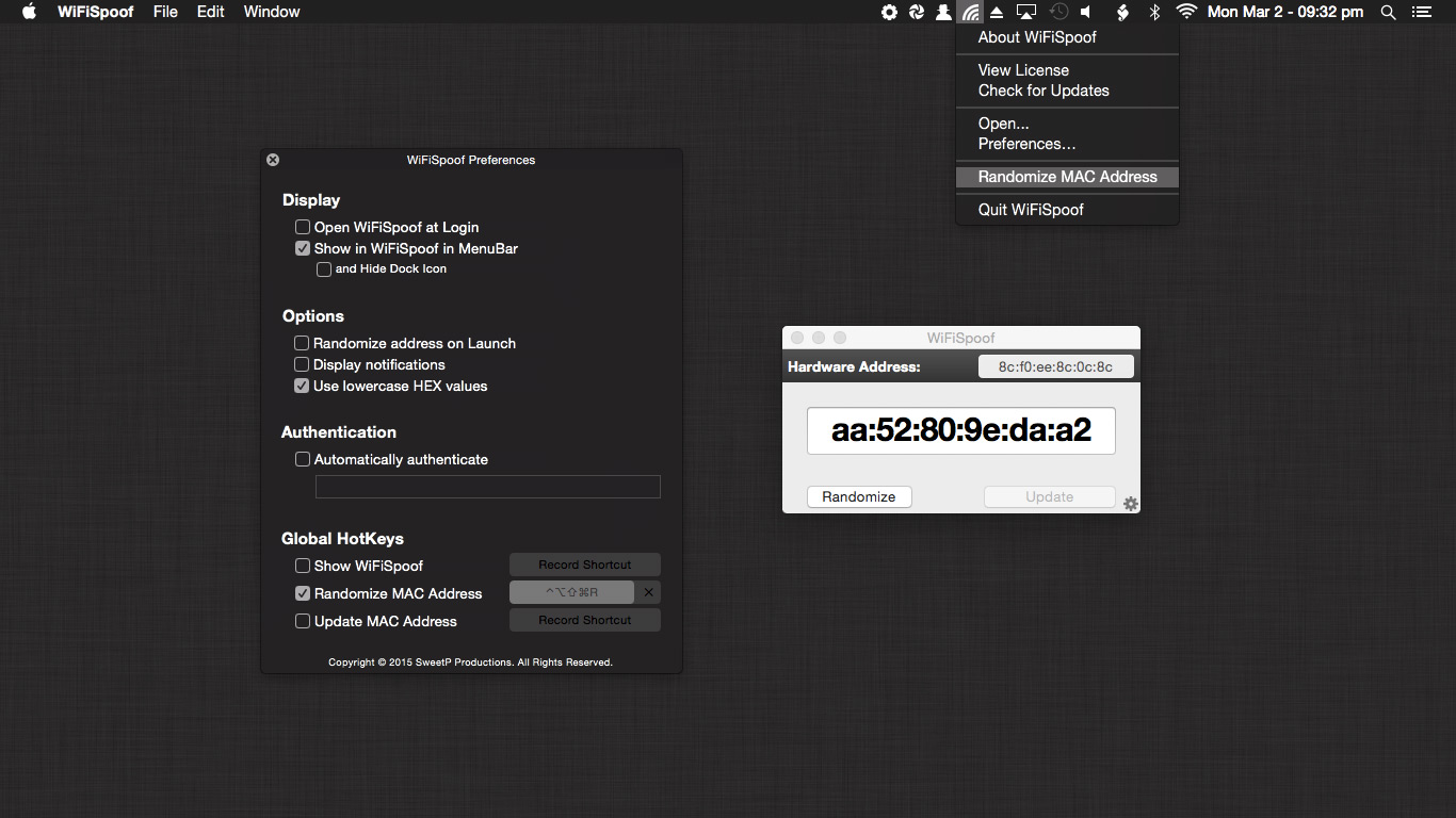 WiFiSpoof 4.2.0 ekran görüntüsü