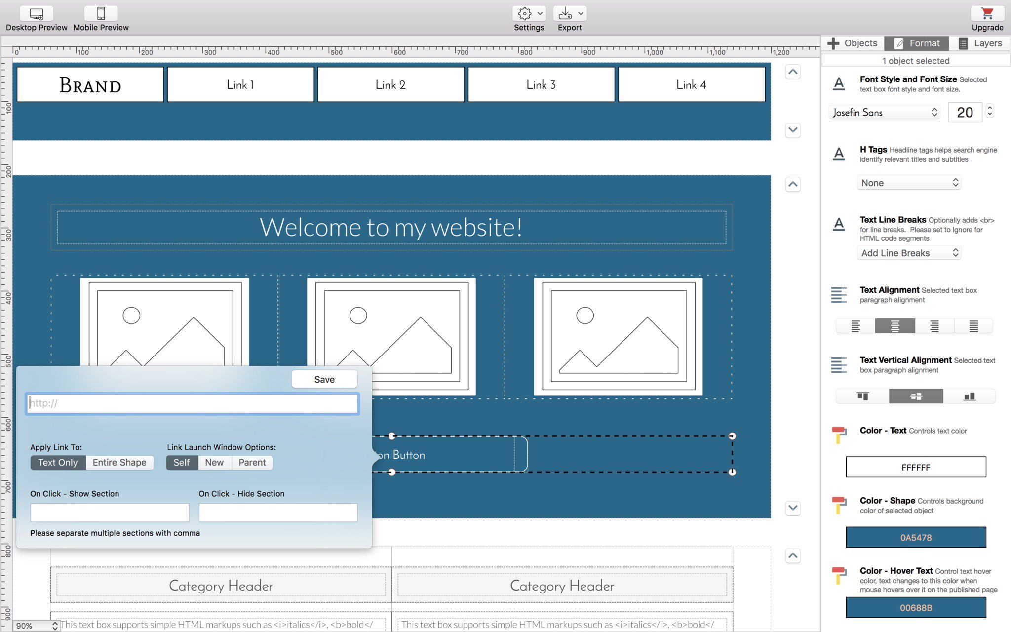 Wolf Express 1.31 – Build mobile-friendly page layouts. ekran görüntüsü